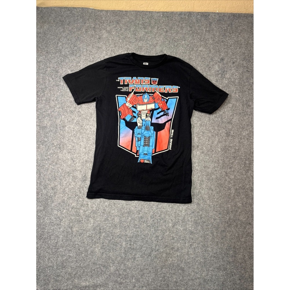 Transformers Optimus Prime T-Shirt Adult 2XL Black Authentic Hasbro Autobot